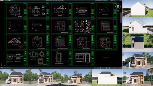 rumah 10x10 meter (1 lantai)