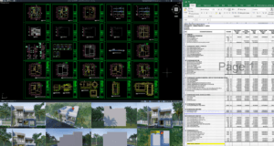 rumah 10x11,5 meter (2 lantai)