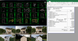 rumah 10x14 meter (2 lantai)