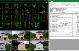 rumah 10x14 meter (2 lantai)