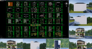 rumah 10x15 meter (2 lantai)