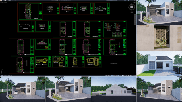 rumah 10x20 meter (1 lantai)