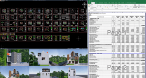 rumah 10x9,6 meter (3 lantai)