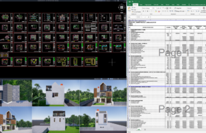 rumah 10x9,6 meter (3 lantai)