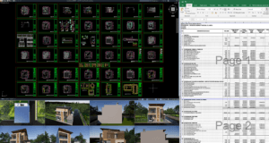 rumah 11x13 meter (2 lantai)