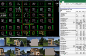 rumah 11x13 meter (2 lantai)