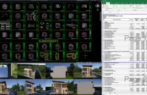 rumah 11x13 meter (2 lantai)