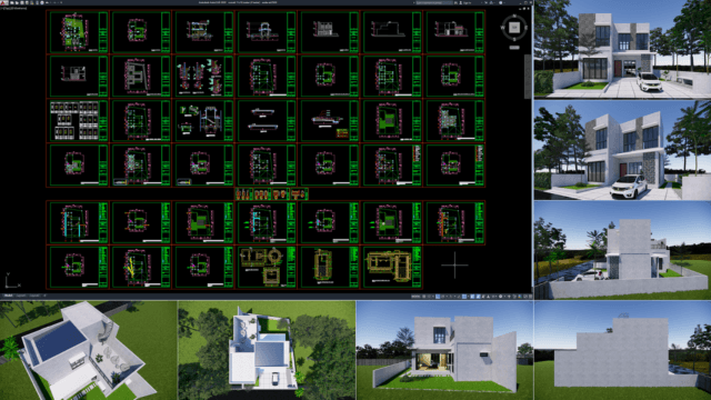 rumah 11x18 m (2 lantai)