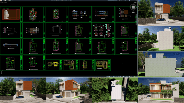 rumah 11x18 meter (2 lantai)