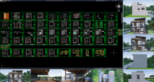 rumah 12,5x16 meter (2 lantai)