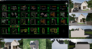 rumah 12x14 meter (1 lantai)