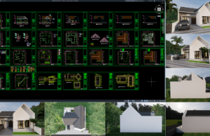 rumah 12x14 meter (1 lantai)