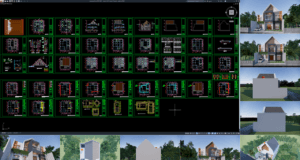 rumah 13x15 meter (2 lantai)