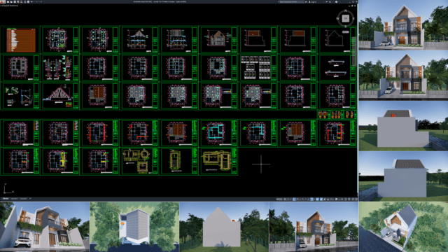 rumah 13x15 meter (2 lantai) rumah 13x15 meter (2 lantai)