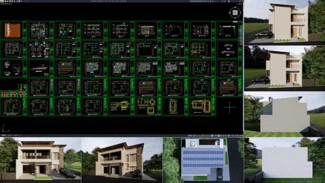 rumah 15x13 meter (2 lantai)