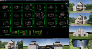 rumah 18x9,5 meter (2 lantai)