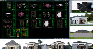rumah 20x21 meter (1 lantai)