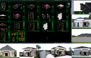 rumah 20x21 meter (1 lantai)