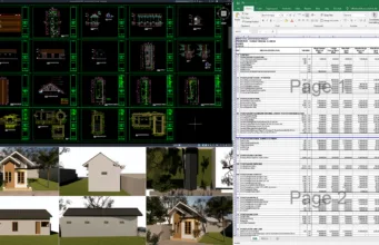rumah 4x14 meter (1 lantai)