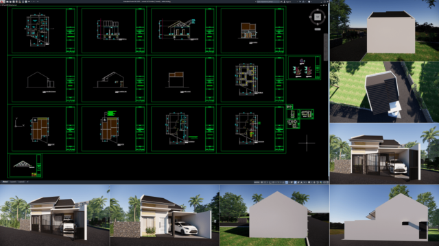 rumah 6x10 meter (1 lantai)