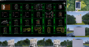 rumah 6x12 meter (2 lantai)