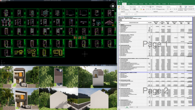 rumah 6x13 meter (2 lantai) rumah 6x13 meter (2 lantai)