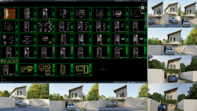 rumah 6x15 meter (2 lantai)