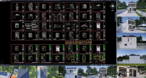 rumah 7x11 meter (2 lantai)