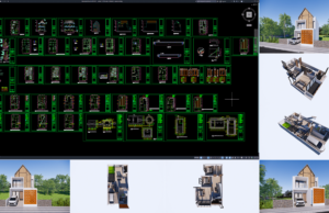 rumah 7x14 meter (2 lantai)