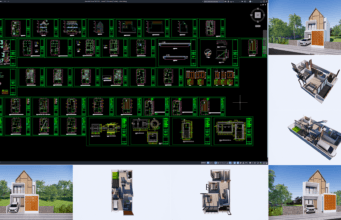 rumah 7x14 meter (2 lantai)