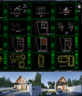 rumah 7x15 meter (1 lantai)