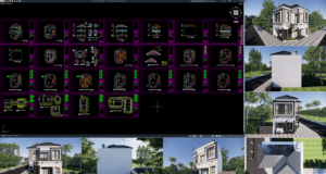 rumah 7x9 meter (2 lantai)