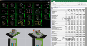 rumah 8x10 m (2 lantai)