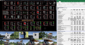 rumah 8x12 meter (2 lantai)