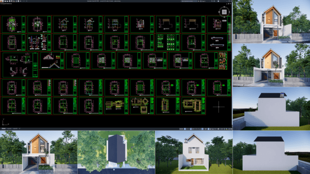 rumah 8x16 meter (2 lantai) rumah 8x16 meter (2 lantai)