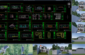 rumah 8x35 meter (2 lantai)