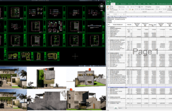 rumah 9,5x20 meter (2 lantai)