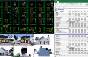 rumah 9x16 meter (1 lantai)