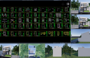 rumah 9x16 meter (2,5 lantai)