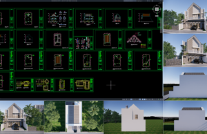 rumah 9x17 meter (2 lantai)