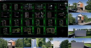 rumah kost 7x14 m (2 lantai)