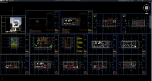 rumah modern futuristik 7,5x20 meter (3 lantai)