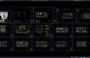 Download Gambar Rumah Modern Futuristik 7,5×20 Meter (3 Lantai) DWG AutoCAD rumah modern futuristik 7,5x20 meter (3 lantai)