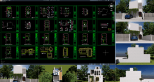 villa 5,8x15 meter (2 lantai)