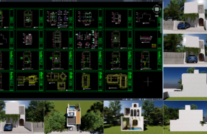 villa 5,8x15 meter (2 lantai)