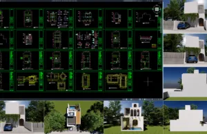 villa 5,8x15 meter (2 lantai)