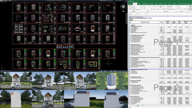 desain rumah 6x12 meter (2 lantai)