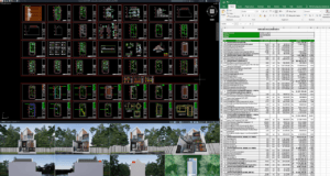 gambar desain rumah 6x14 meter (2 lantai)