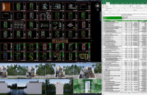 gambar desain rumah 6x14 meter (2 lantai)