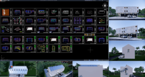 kost + ruko 8x17 meter (2 lantai)